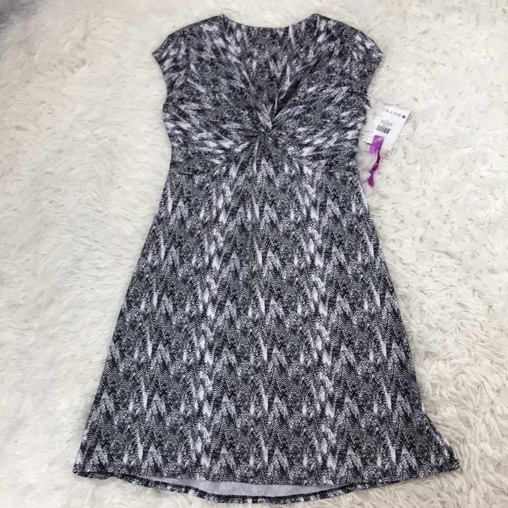 NWT SOYBU Patterned Dress